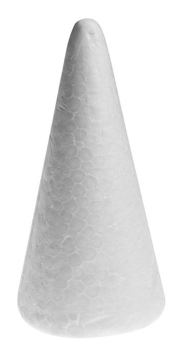 Stożki styropianowe 15cm 12szt Dalprint