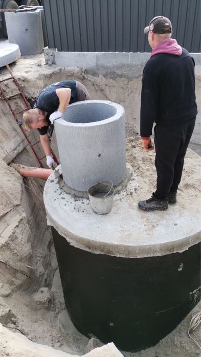 Надійний септик із Гідробетону та єврокілець під ключ• Київ та область