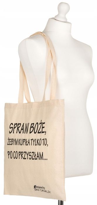 bawełniana torba typu shopper bag