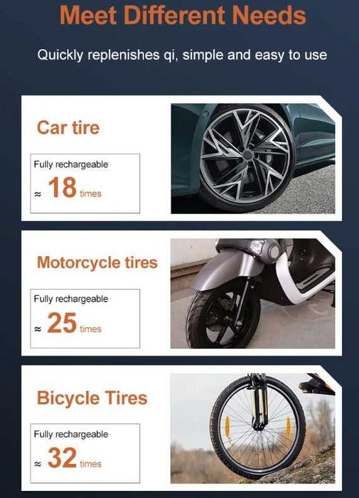 Booster Arrancador  12v 1200A, Bomba de AR, Lanterna, PowerBank, Bolsa