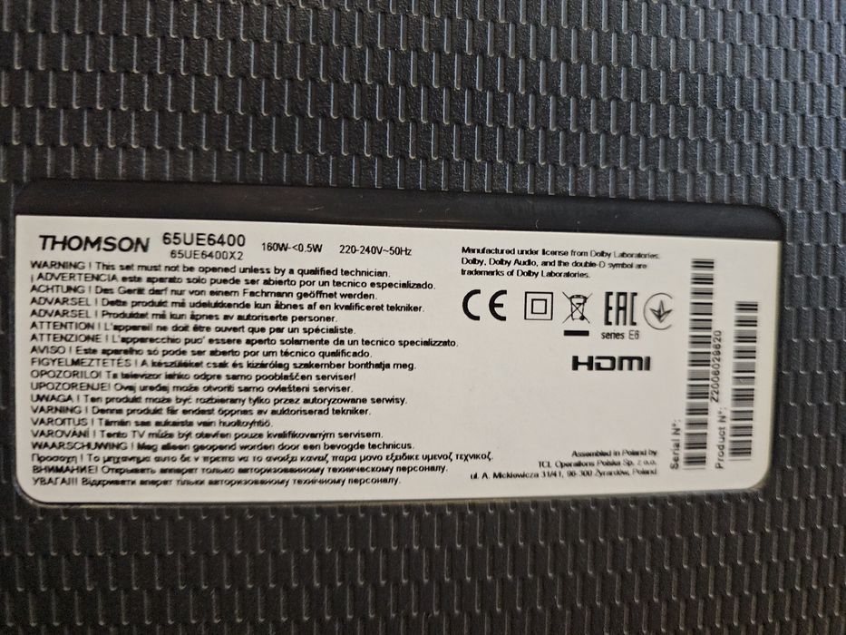 Telewizor Thomson 65"