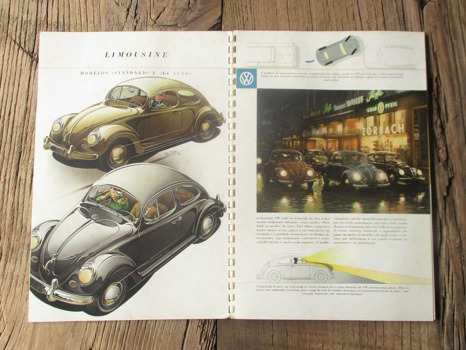 Catálogo 1950s VW Volkswagen design Bernd Reuters