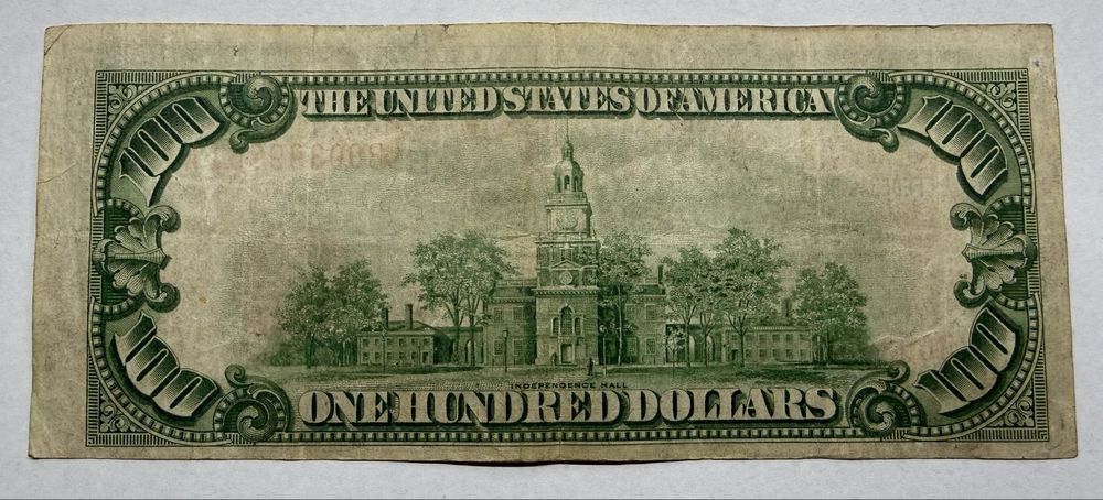 100$ USA 1929 — National Currency — Federal Reserve New York (B)