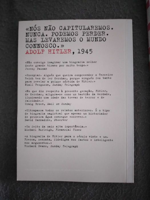 Biografia Hitler, "Hitler, Uma biografia", 8 Volumes