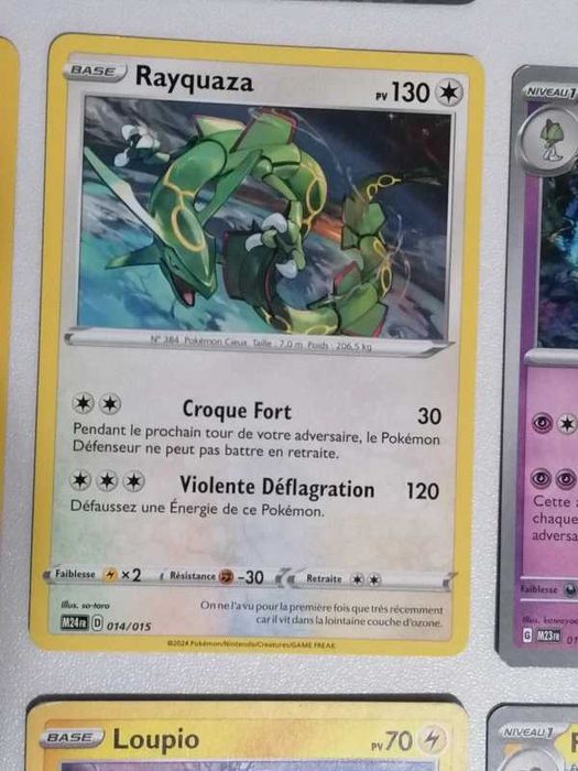 14 Cartas Pokémon McDonald's (Francês)