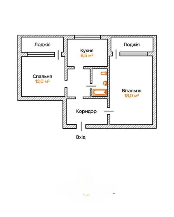 3 поверх! 2-к квартира 57 м² вул Срібнокільська 16 3 хв метро Осокорки