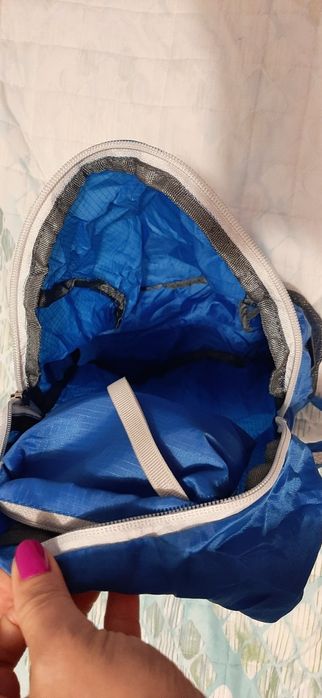 Niebieski mini plecak