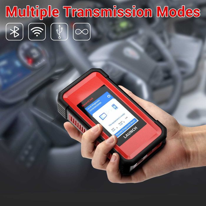 Máq. Diagnostico Launch X431 para Ligeiros e Pesados  Nova / garantia