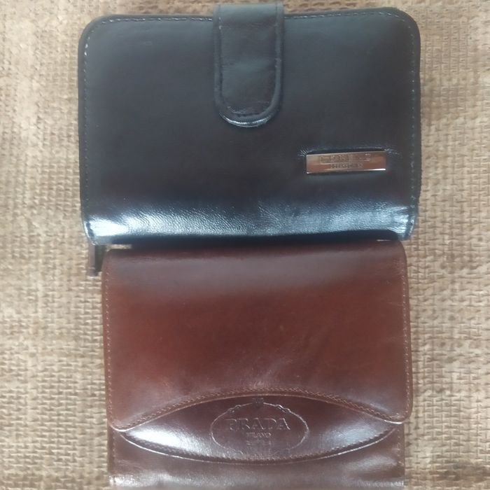 Вінтажні шкіряні гаманці Prada, Lorenz Accessories