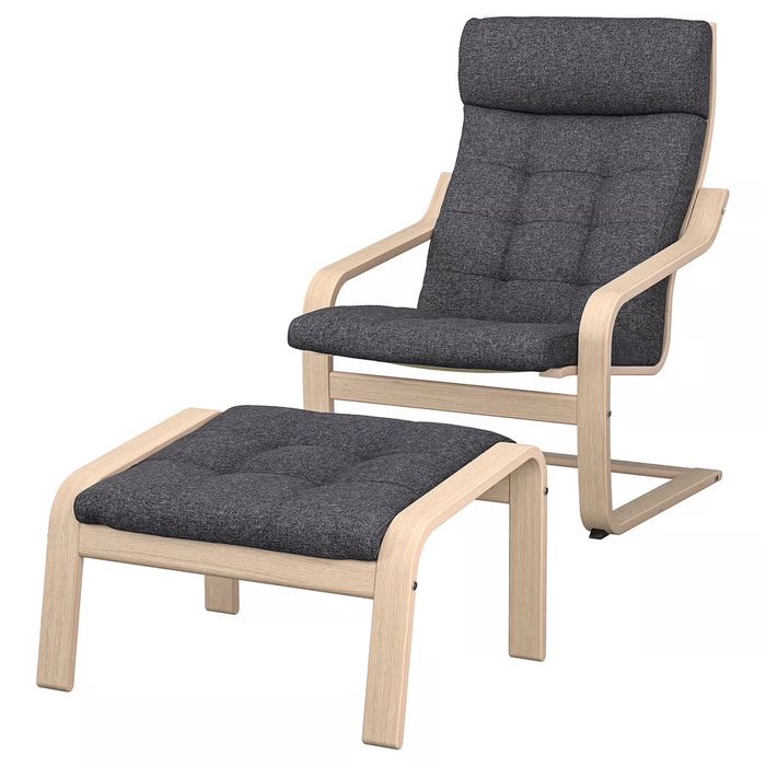 Poltrona e repousa-pés IKEA