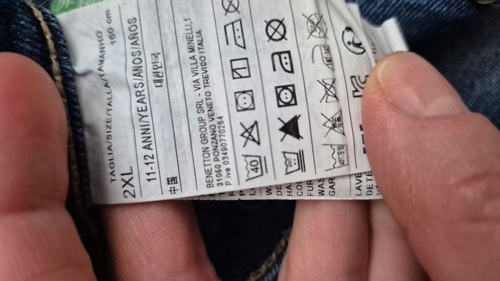 Benetton, джинси, зріст 160 см