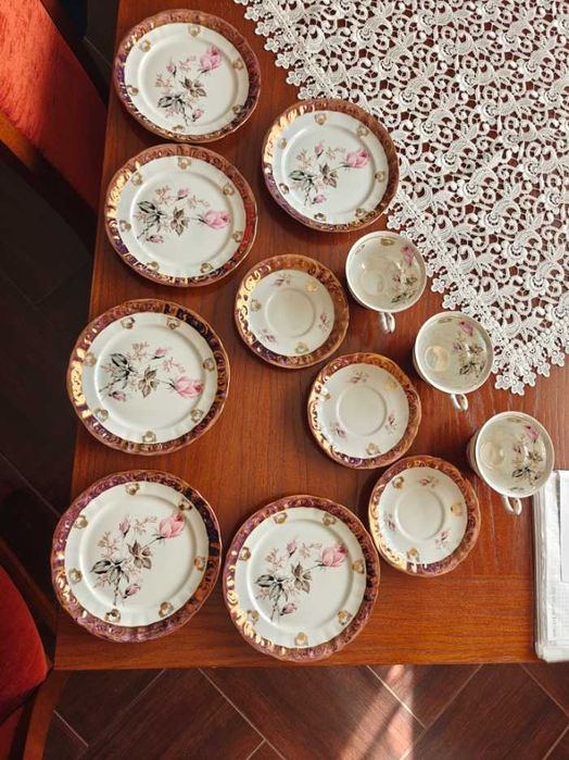 zestaw kawowy z porcelany