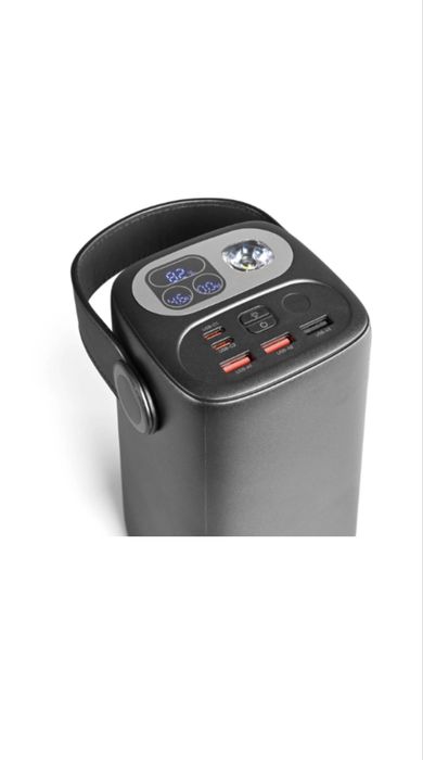 Повербанк 60000mAh TITANUM WC60 PD100W Black