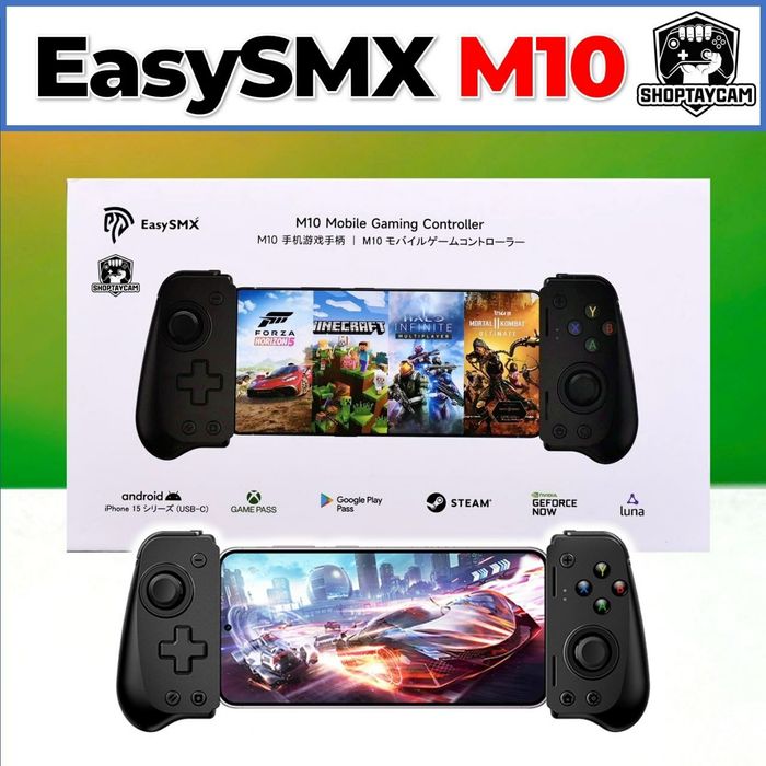 Мобільний контролер EasySMX M10 з джойстиком і тригером на основі датчика Холла.