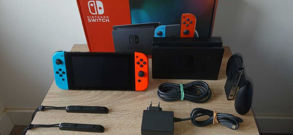 Nintendo Switch a funcionar. Região Évora