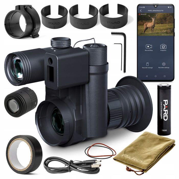 NOWA Nasadka noktowizyjna noktowizor PARD NV-007SP2 4K lrf+iluminator 850nm +aku ORYGINALNY Zestaw FV GWARANCJA SKLEP Katowice + Wysyłka cała Polska