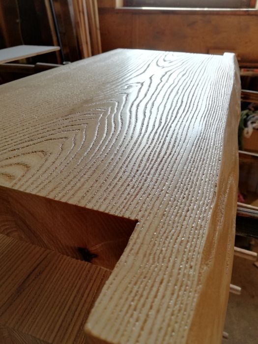 Parapety drewniane dąb jesion buk sosna Rustic Parapet Producent