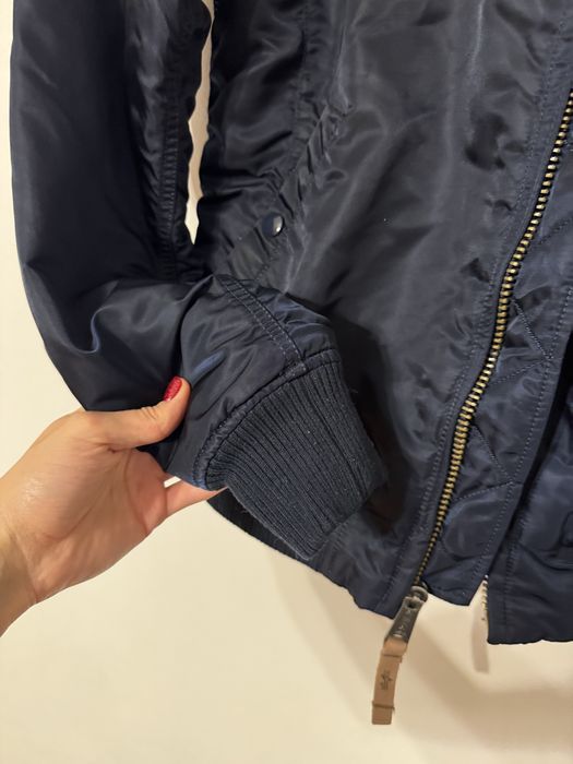 Kurtka bomberka alpha industries L damska granatowa