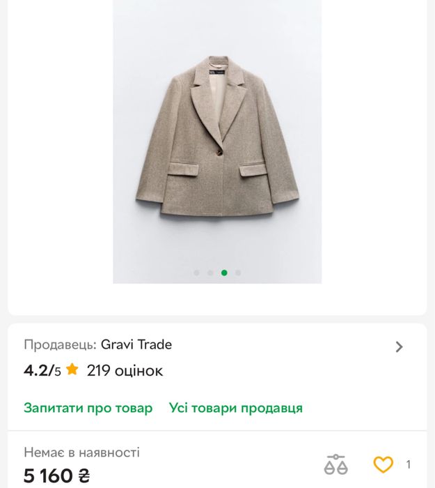 Жакет zara. Нова колекція