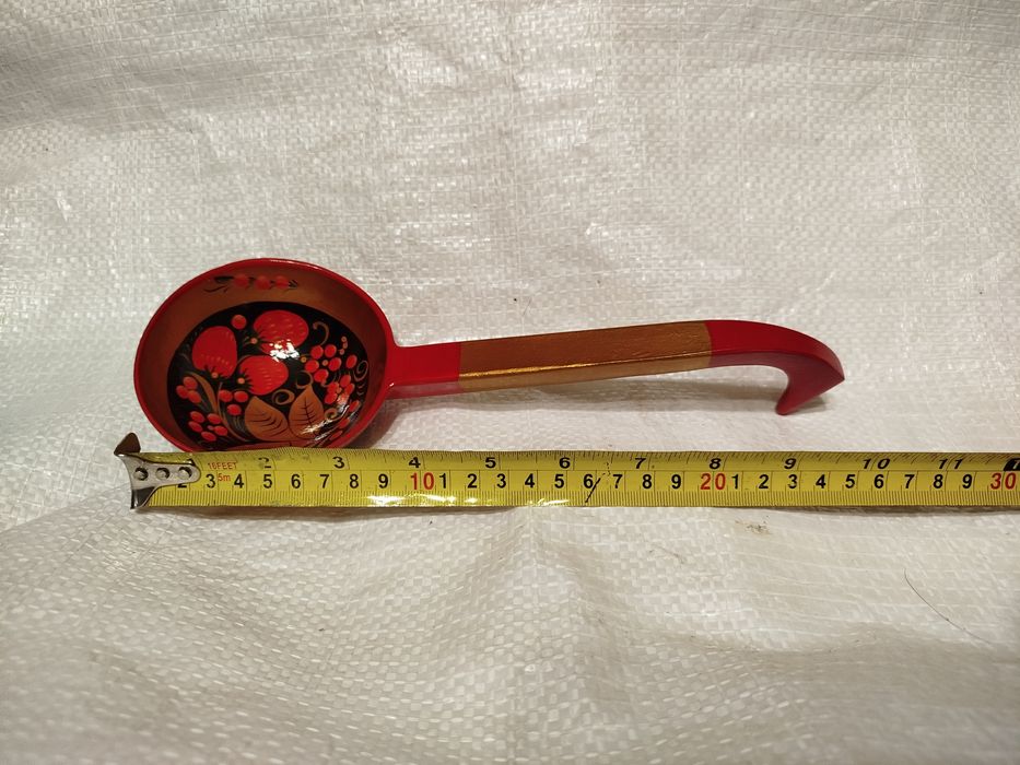 Черпак розпис дерево.