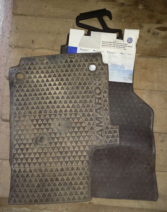 Коврики резиновые Фольцваген Амарок Amarok