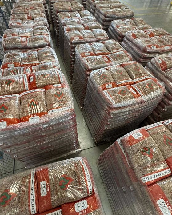 PELLET pelet sosnowy drzewny worki 15kg EN plus A1 dowóz 150 km GRATIS