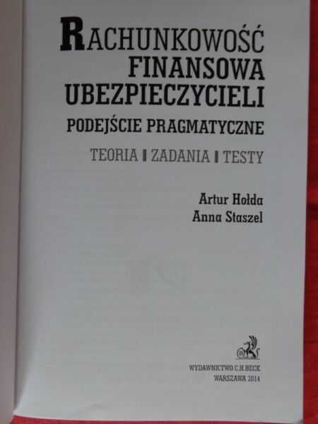 Rachunkowość Finansowa Ubezpieczycieli - Podejście Pragmatyczne