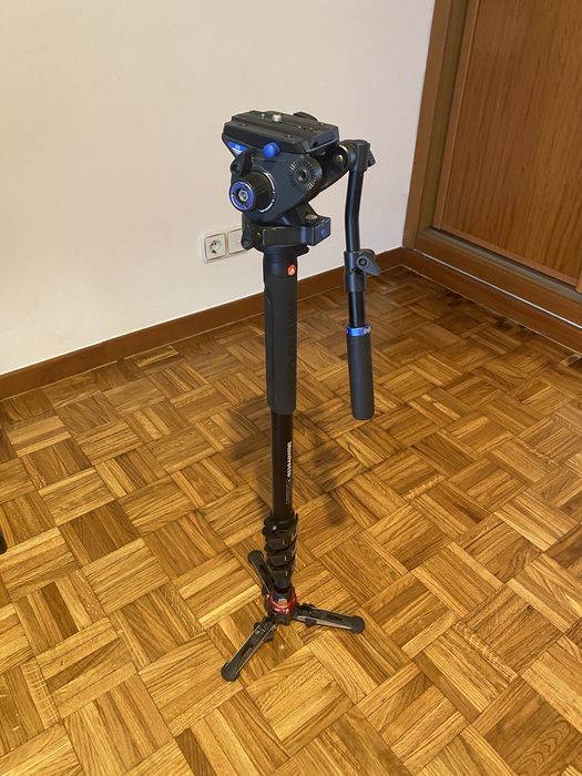 Monope manfrotto + cabeça benro s6