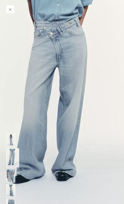 Джинси zara асиметричні