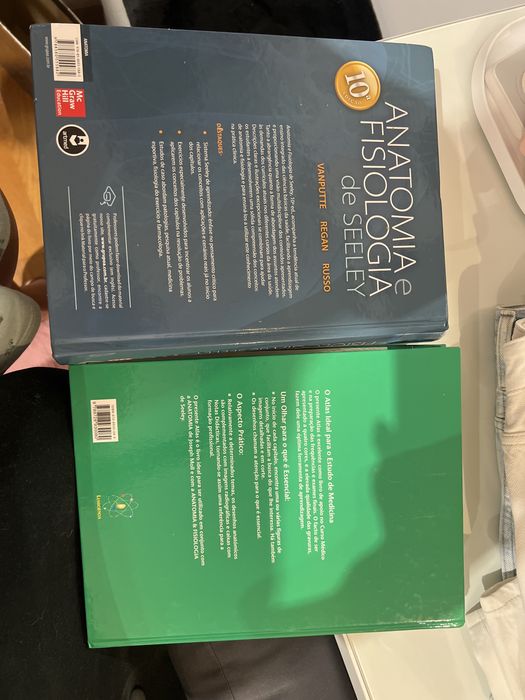 Livros de Anatomia e Fisiologia