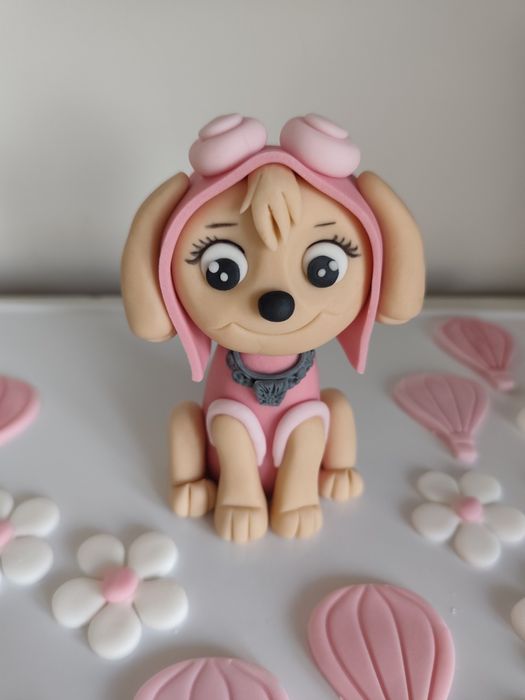 Skye psi patrol figurka na tort dla dziewczynki