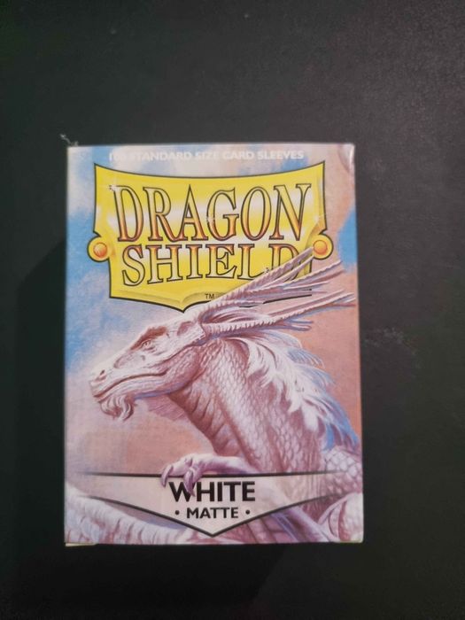 sleeves dragon shield brancas mate