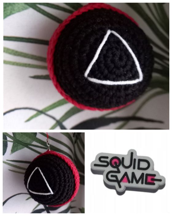 Brelok Squid Game, handmade,  rękodzieło