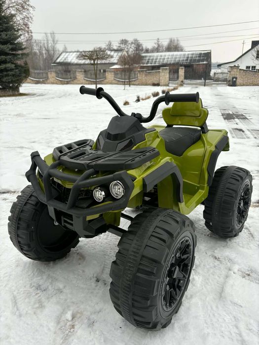 ATV Zielony quad elektryczny dla dziecka na akumulator 12V EVA