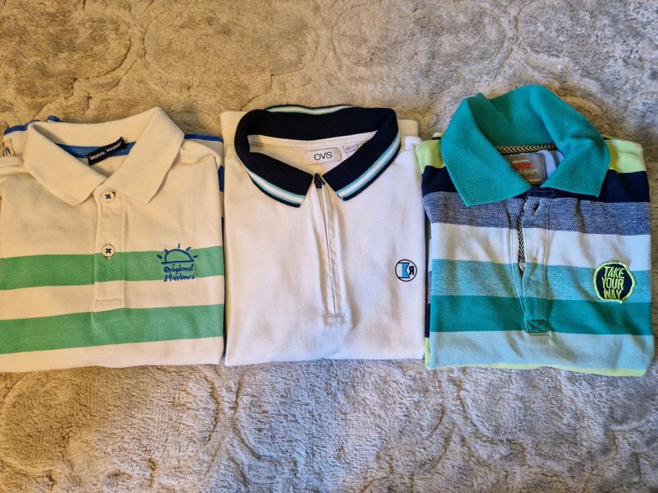 Zestaw 3 koszulek polo z krótkim rekawem 6-7 lat