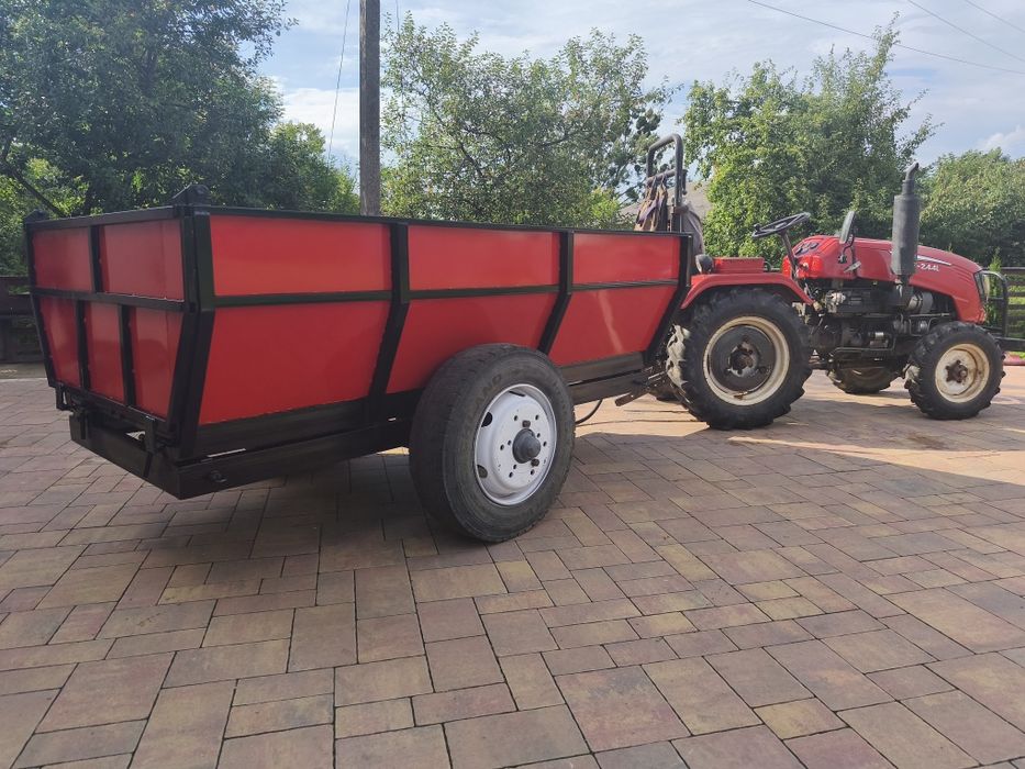 Прицеп самоскид, самосвал міні трактор, прицеп
