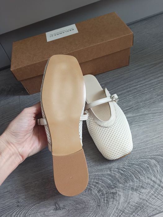 Шкіряні сабо, 38 розмір