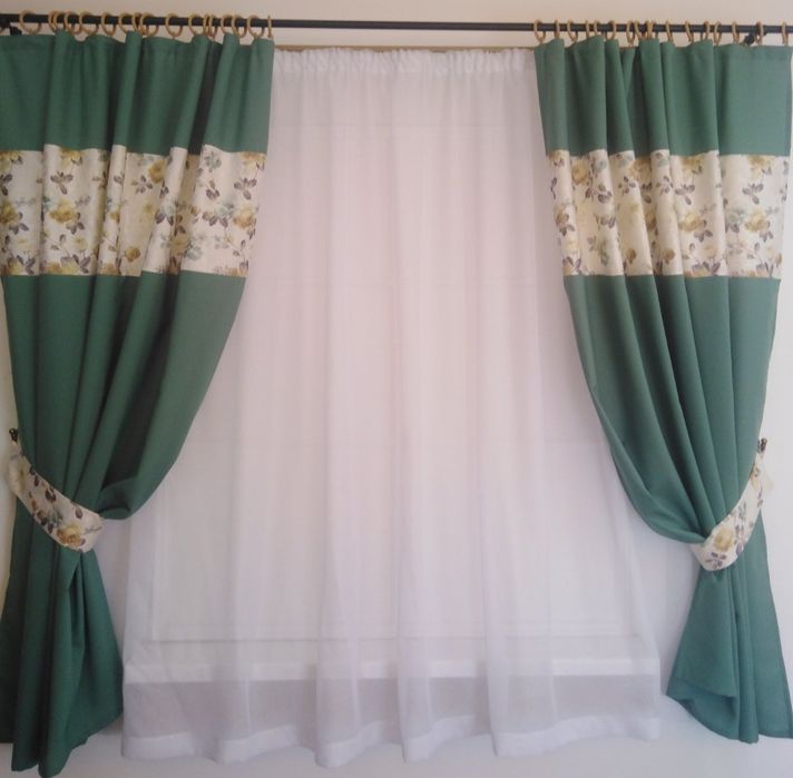 Штори і тюль . Комплект для кухні або кімнати. Гарна якість. Акція