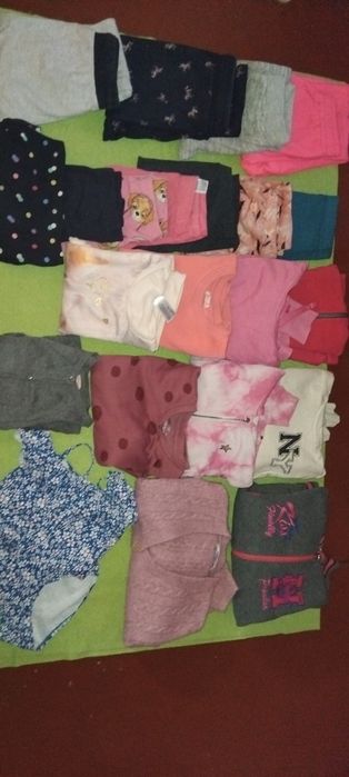 Paka ubrań dla dziewczynki rozmiar  134