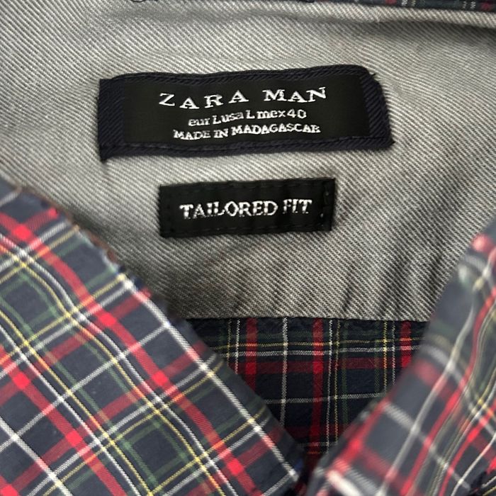piękna ZARA koszula vintage w kratę kratkę elegancka uniwersalna