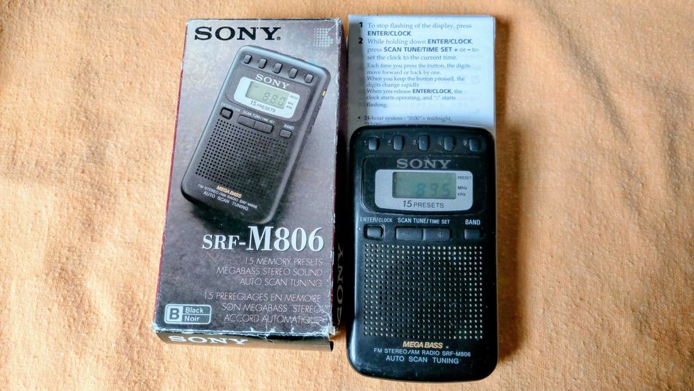 Mini radio Bolso Sony SRF-M806 FM/AM