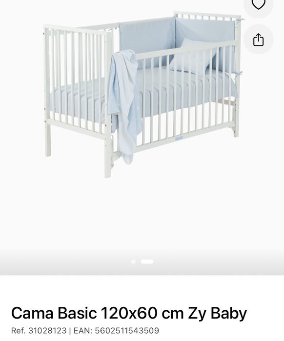 Berço Zippy  Basic rosa