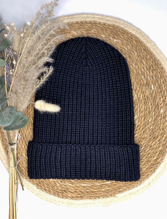 Шапка чоловіча, темно синя