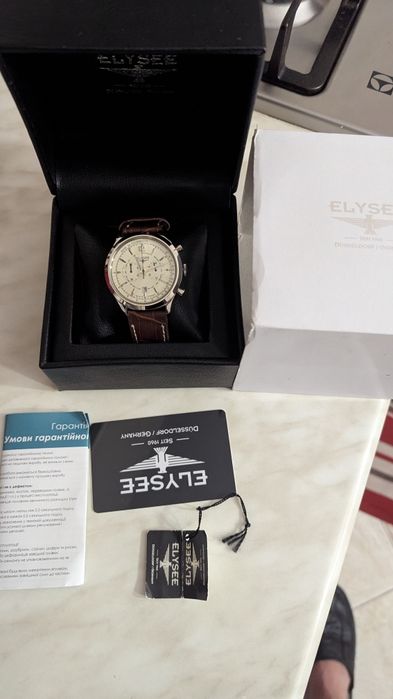 Часы Elysee Germany, Orient chronograph alarm, годинник хронограф будильник