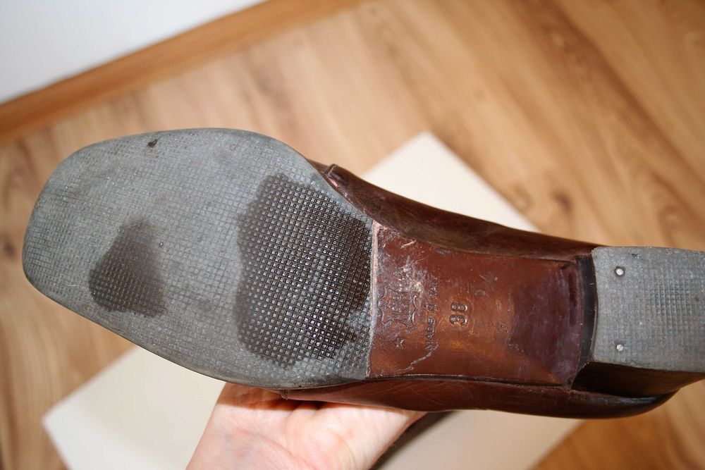 Sergio Rossi Skórzane buty  Made in Italy / Rozmiar: 38