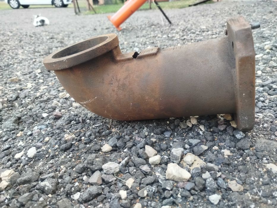 Kolano do pieca z podajnikiem Lazar