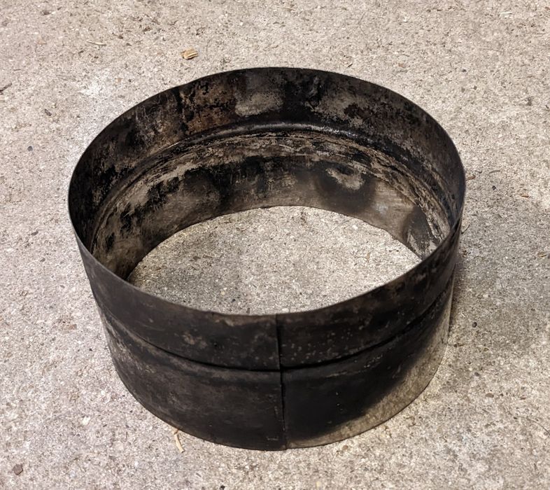 Tubo chaminé salamandra - união FF 150