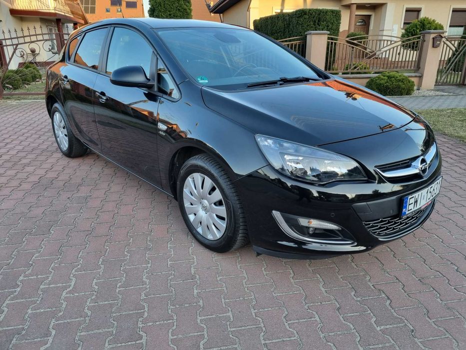 Opel Astra J 1.4 T 140 KM 2013 CZARNA / Serwis / Klimatyzacja