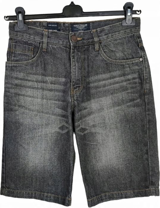 Industrialize jeansowe spodenki ciemny szary 28
