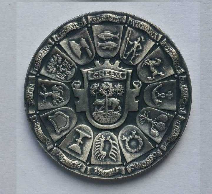 Medal Ustanowienie Województwa Chełmskiego 1975, mały